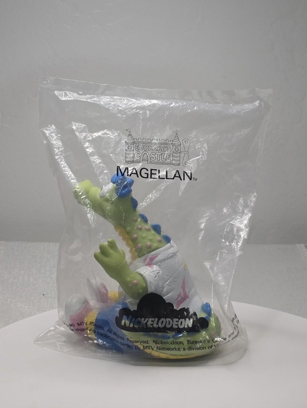 Magellan the Dragon Nickelodeon show Eureeka's Castle 1990 Pizza Hut Hand Puppet